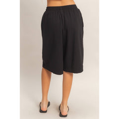 Elastic Waistband Shorts