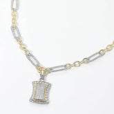 Modern Grace Crystal Necklace
