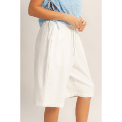 Elastic Waistband Shorts