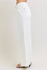 HW Featherweight Palazzo Rose Gold Trim W/ Elastic WB