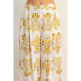 Wide-Leg Printed Palazzo Pants