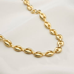 Bold Link Chain Necklace - 18K Gold Dipped
