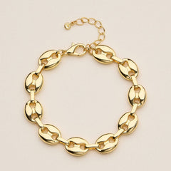 Adjustable Oval Link Bracelet