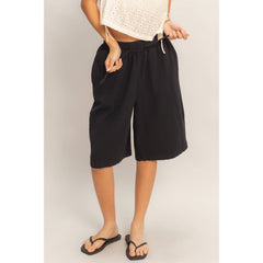 Elastic Waistband Shorts