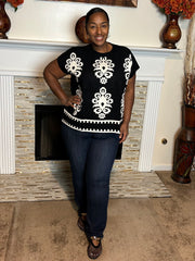 High Waist Straight Leg Jeans