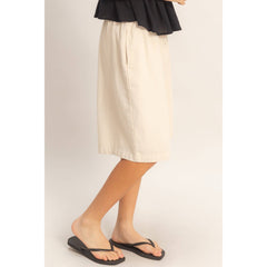 Elastic Waistband Shorts