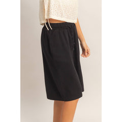 Elastic Waistband Shorts