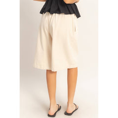 Elastic Waistband Shorts