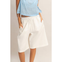 Elastic Waistband Shorts