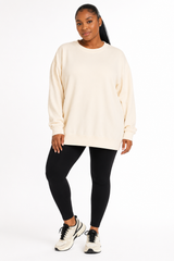 Cozy Comfort Fleece Tunic Sweatshirt (OT-4386)