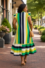 Island Escape Stripe Dress
