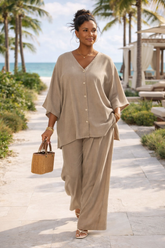 2-Piece Linen Summer Set