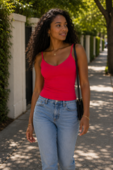 Double Layered V-Neck Cami