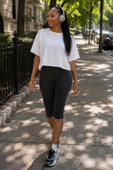 Cotton Capri Leggings