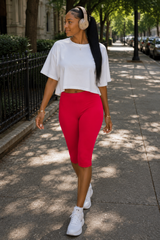 Cotton Capri Leggings