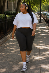 Cotton Capri Leggings