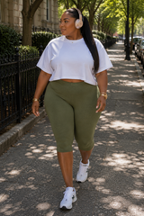 Cotton Capri Leggings
