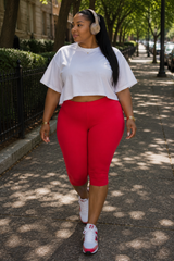 Cotton Capri Leggings