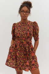 The Botanical Bloom Mini Dress