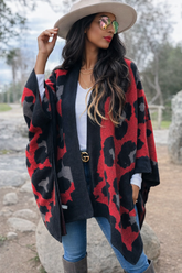 Leopard Luxe Cozy Knit Kimono