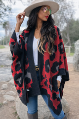 Leopard Luxe Cozy Knit Kimono