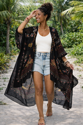 Ember Medallion Kimono