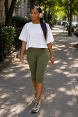 Cotton Capri Leggings