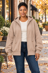 On The Go Fleece Zip-Up Hoodie