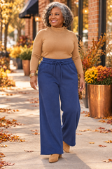 Weekend Ease Wide Leg Sweatpants (OP-4327)
