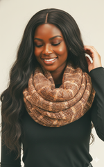 Multi Plaid Infinity Scarf