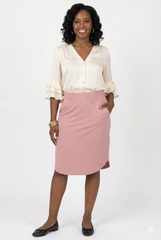 Tulip Hem Skirt (Plus)