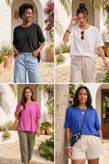 Cotton Slub Knit Top