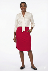 Tulip Hem Skirt (Plus)