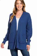 Waffle Cardigan