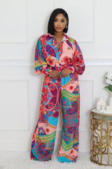 Colorful Pant Set