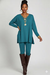 Fall Vibes V-neck (Some Colors/Sizes Pre order.Ship 12/8)