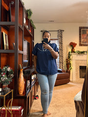 Textured Puff Sleeve Blouse