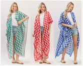 Houndstooth Kimono Set