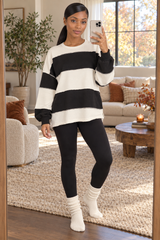 Color Play Exposed Seam French Terry Top