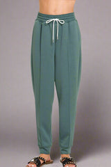 Scuba Pullover Side Slit Jogger Set