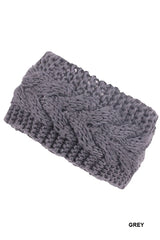 Cable Knit Headband Warmer