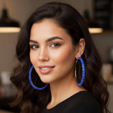 Power Hoop Statement Earrings