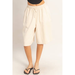 Elastic Waistband Shorts