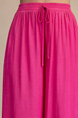 Wide Leg Drawstring Pants