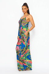 Comfy Tank Maxi Dress with Side Pockets