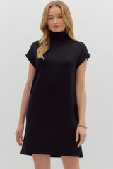 Everyday Elevated Mock Neck Mini Dress