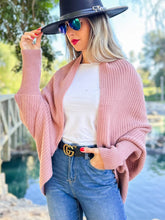 Soft Rib Knit Shrug Cardigan