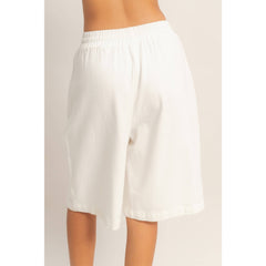 Elastic Waistband Shorts