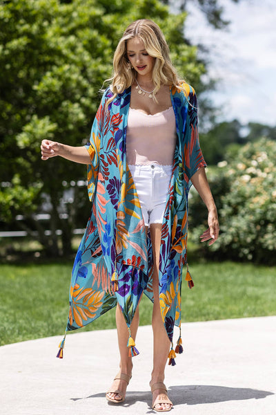 Sea Blue Kimono