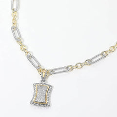 Modern Grace Crystal Necklace